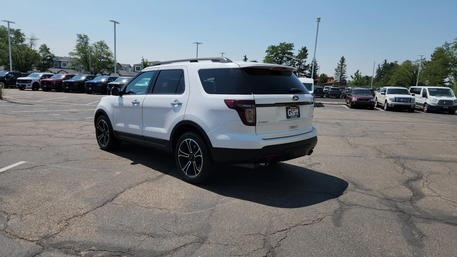 Used 2014 White Platinum Clearcoat Metallic Ford Sport image 5