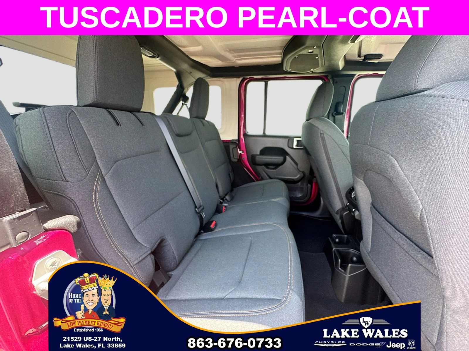 New 2026 Tuscadero Pearl-Coat Exterior Paint Jeep Sport S image 24