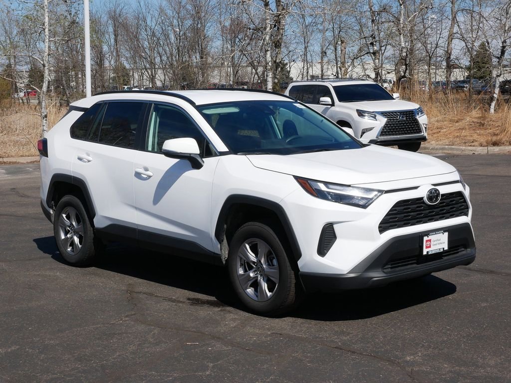 Certified 2025 Toyota RAV4 XLE with VIN 2T3P1RFV6SW555858 for sale in Minneapolis, Minnesota