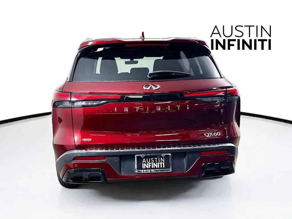 Certified Used 2023 Red INFINITI LUXE image 8