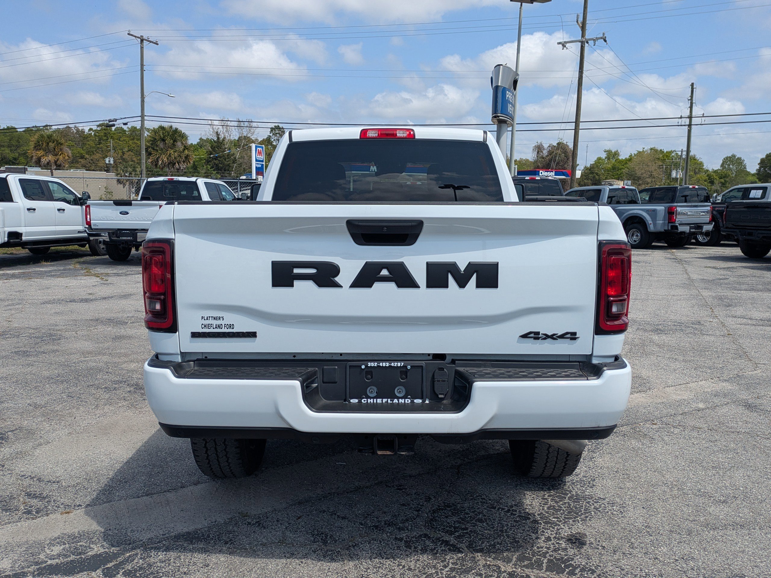 Used 2025 Bright White Clearcoat Ram Big Horn image 5