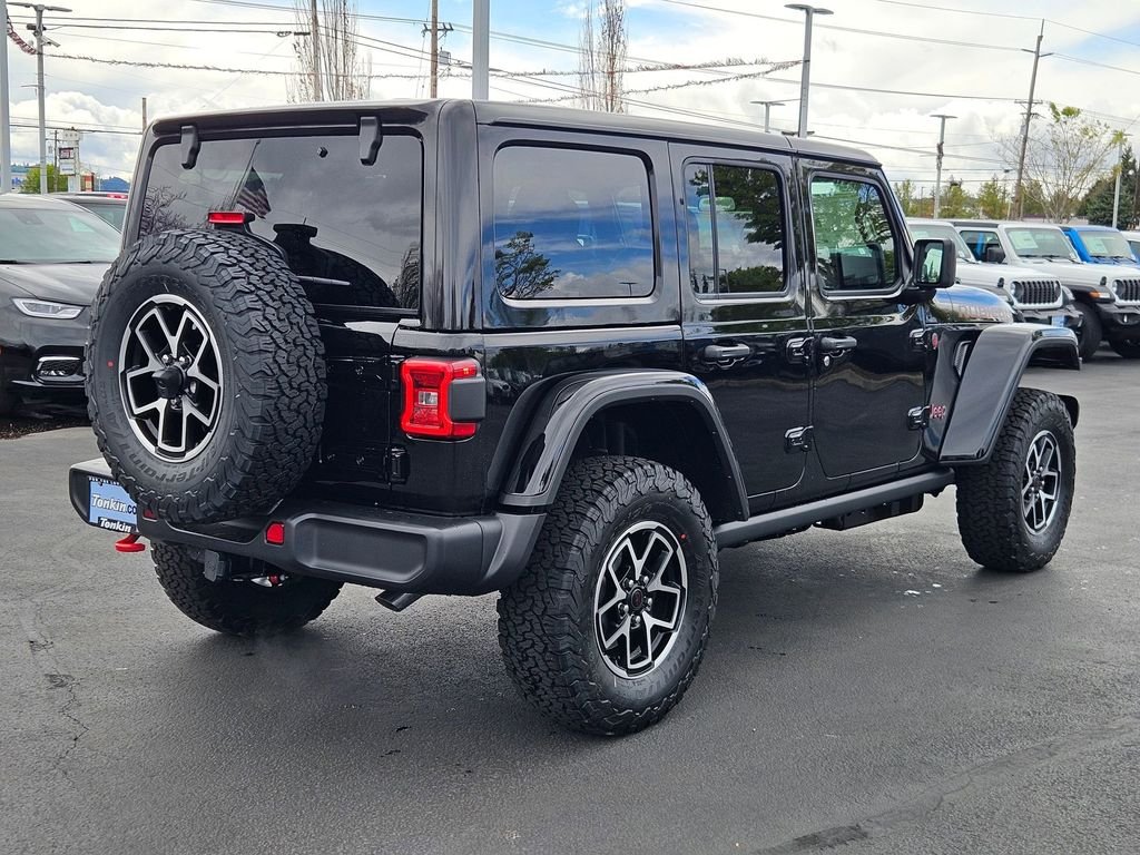 New 2026 Black Clear-Coat Exterior Paint Jeep Rubicon image 6