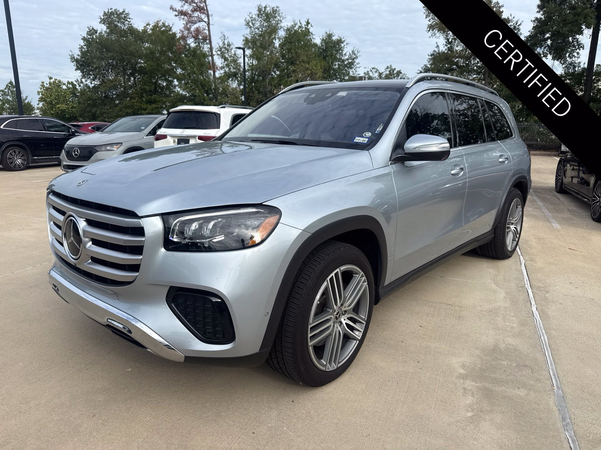 Certified Used 2024 Cirrus Silver Metallic Mercedes-Benz GLS 450 image 8