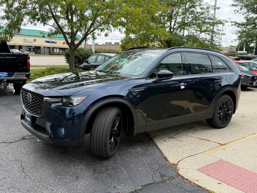 New 2026 Deep Crystal Blue Mica Mazda 3.3 Turbo Premium Sport AWD image 3