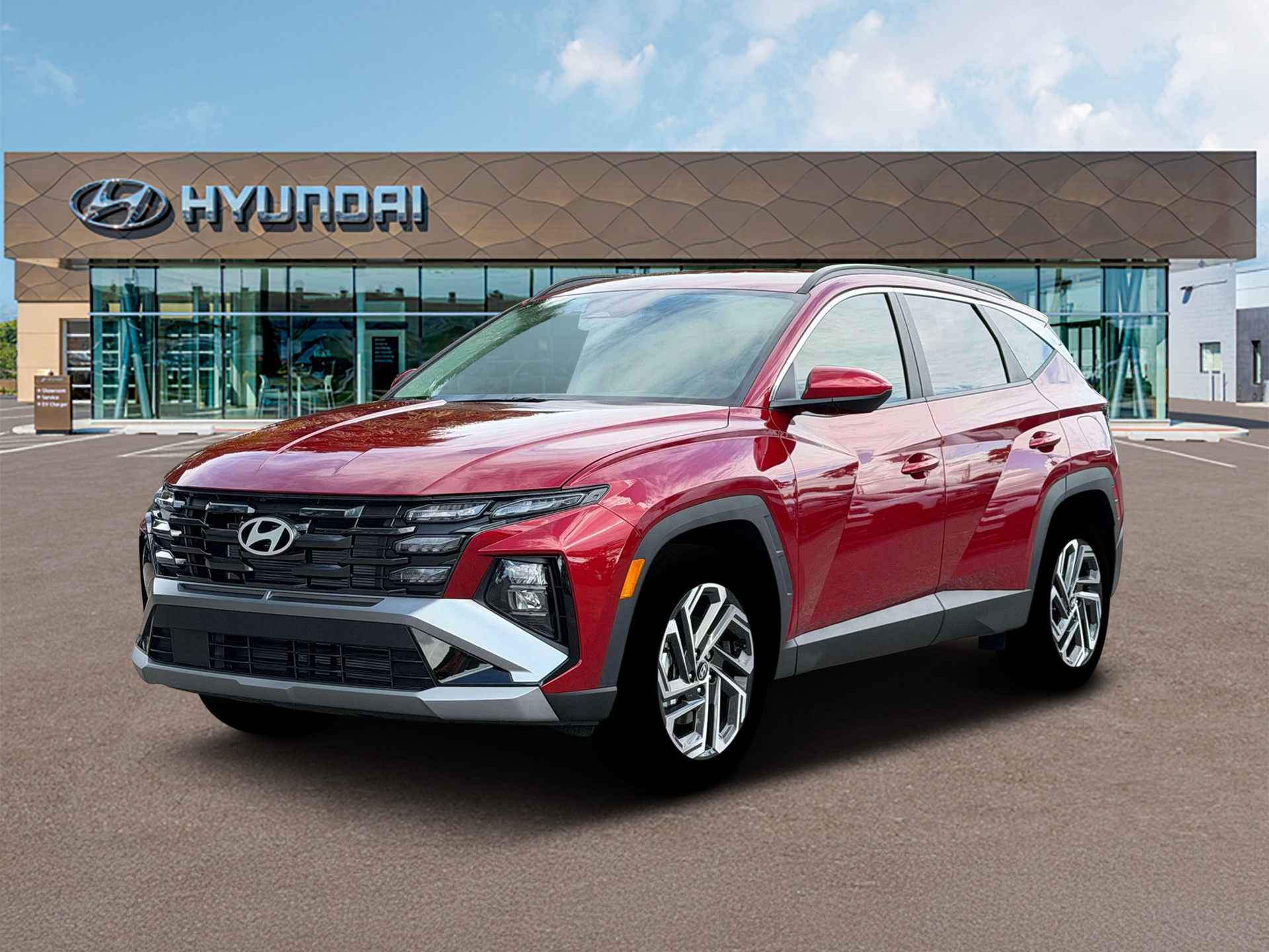 New 2026 Ultimate Red Hyundai SEL Plus FWD image 1
