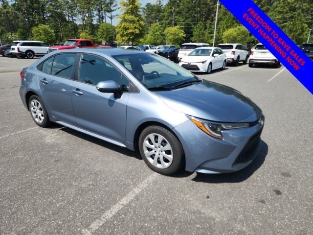 Used 2020 Blue Toyota LE image 1