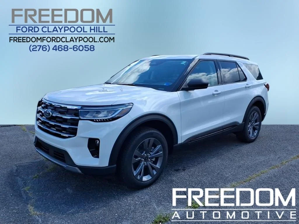 New 2026 Star White Metallic Tri-Coat Ford Active image 1