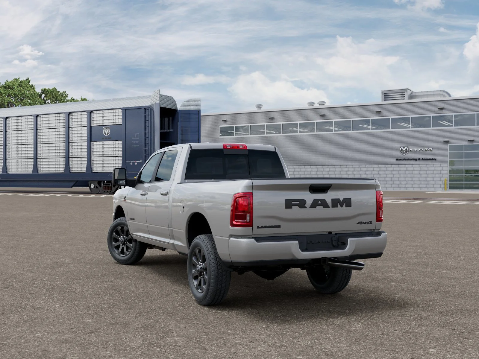 New 2026 Silver-Zynith Exterior Paint RAM Laramie image 3