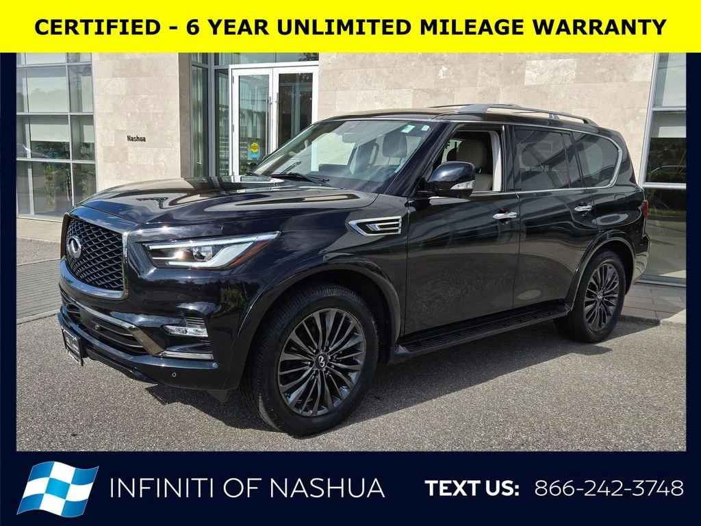 Certified Used 2023 Black INFINITI Premium Select image 2