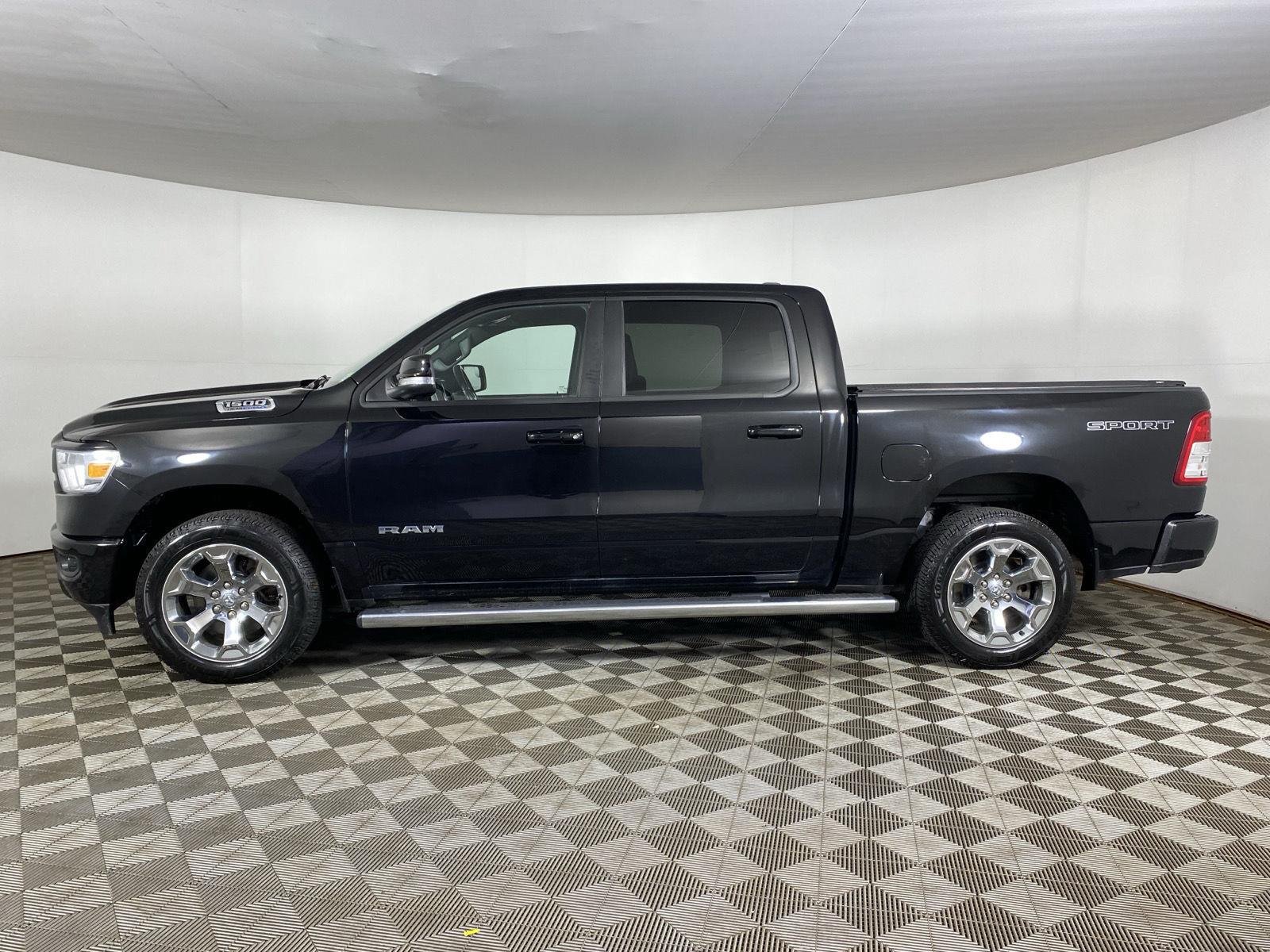 Used 2021 Diamond Black Crystal Pearlcoat Ram Big Horn image 4
