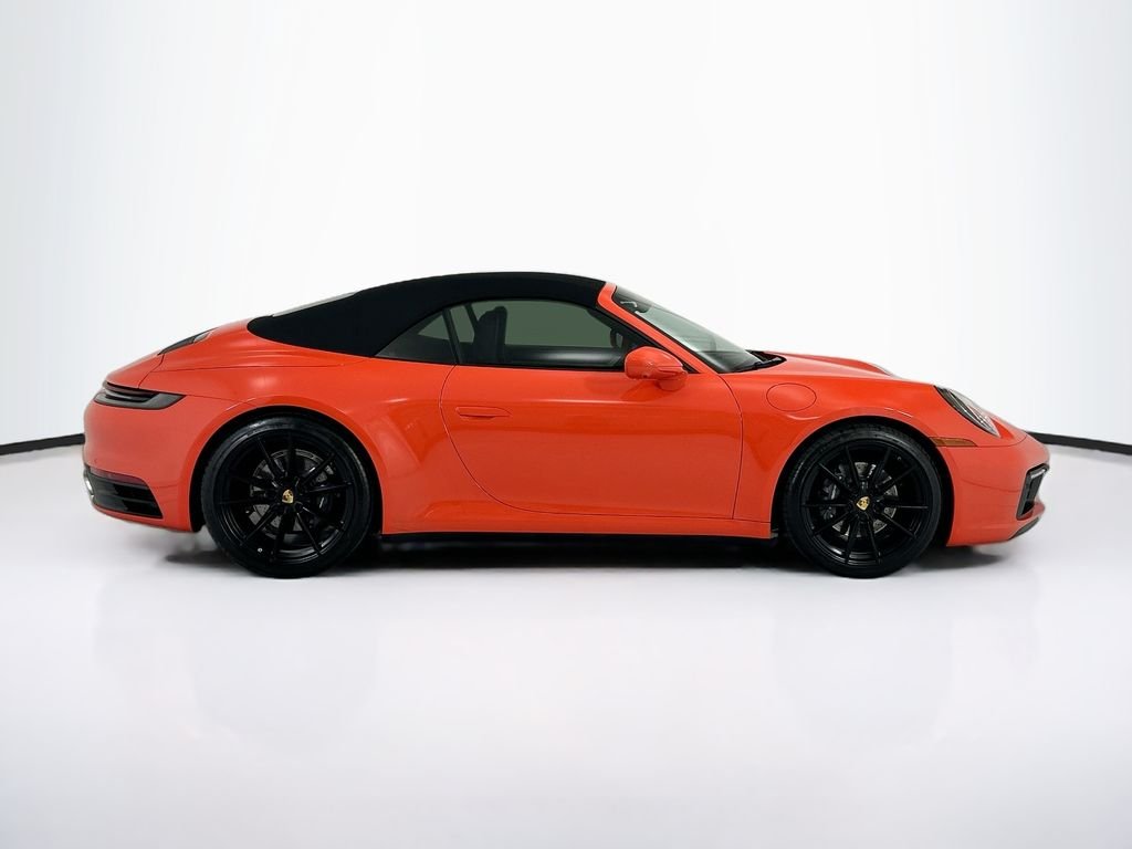 Used 2021 Lava Orange Porsche Carrera image 12