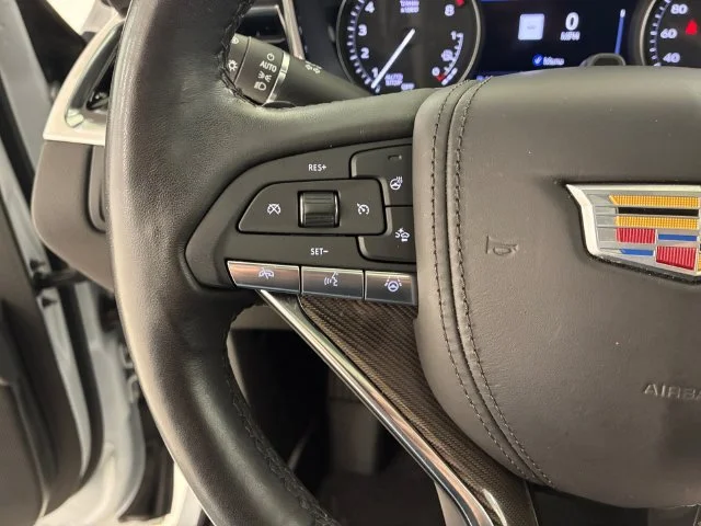 Certified Used 2025 Crystal White Tricoat Cadillac Premium Luxury image 23