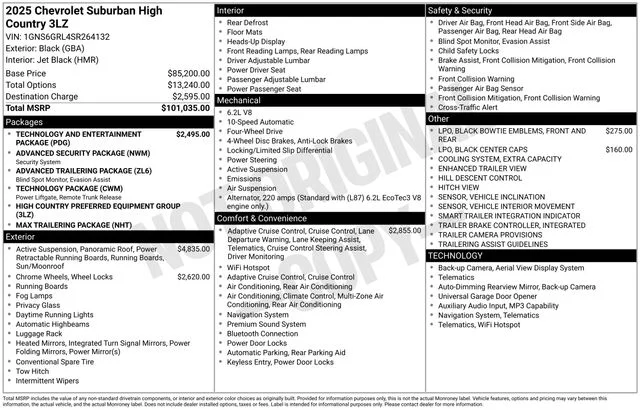 Used 2025 Black Chevrolet High Country image 27