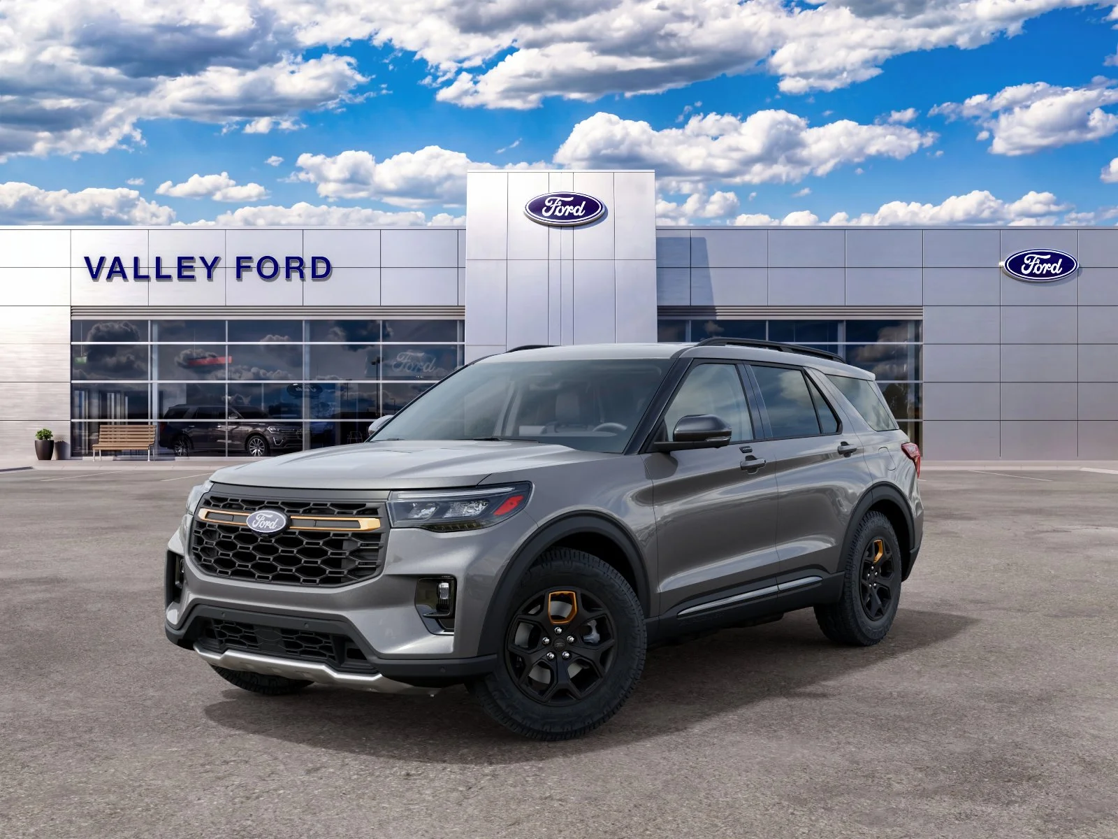 New 2027 Carbonized Gray Metallic Ford Tremor® image 3