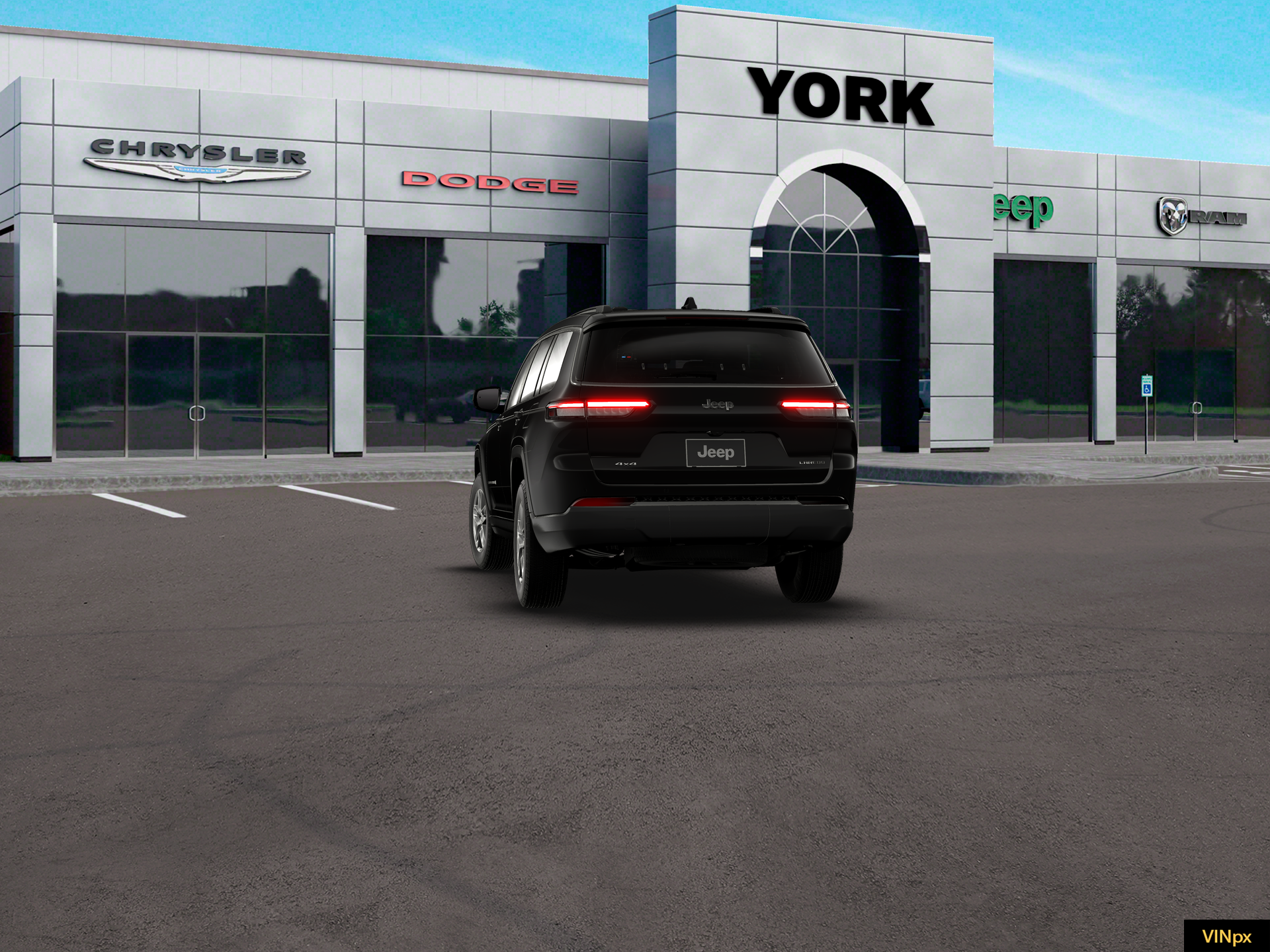New 2026 Diamond Black Crystal Pearl-Coat Exterior Paint Jeep Laredo X image 25
