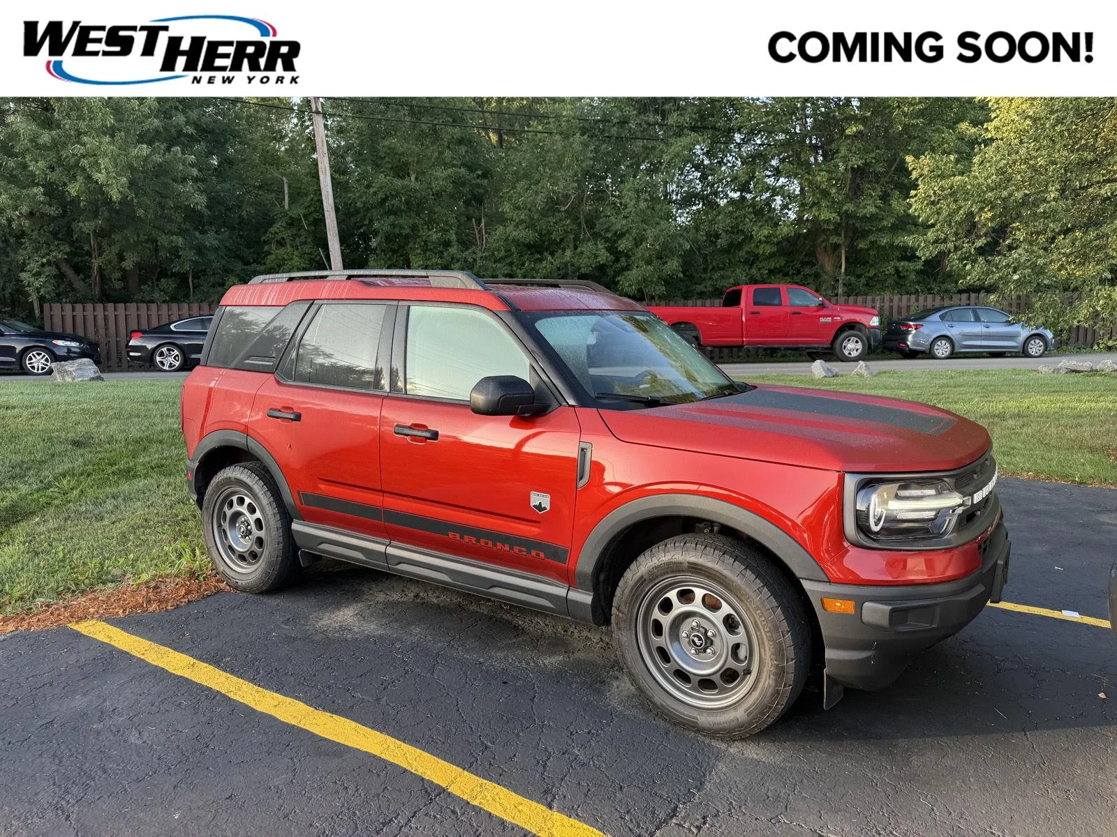 Used 2024 Hot Pepper Red Tinted Clearcoat Ford Big Bend image 1
