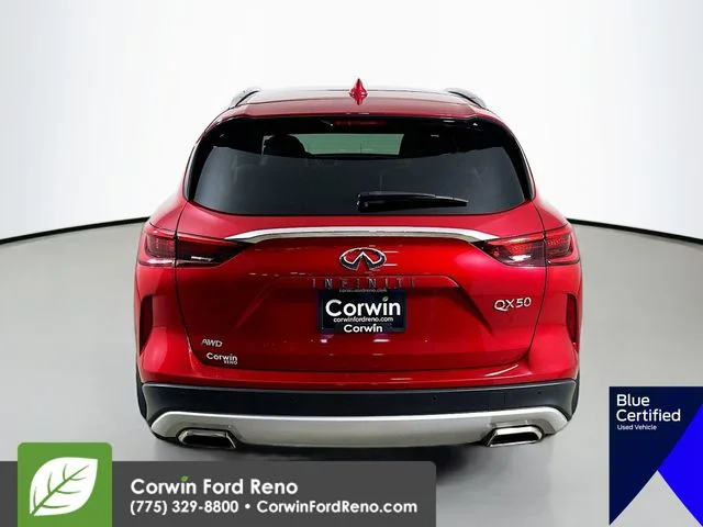 Certified Used 2021 Dynamic Sunstone Red INFINITI Sensory image 9