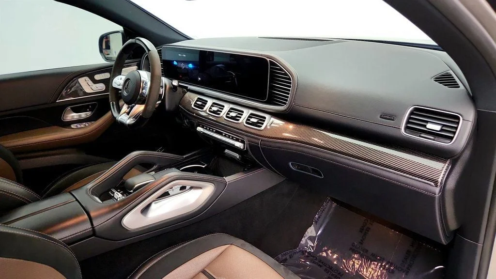 Used 2021 Black Matte Wrap Mercedes-Benz AMG® GLE 53 Coupe w/ Night Pkg & Carbon Fiber Trim image 25