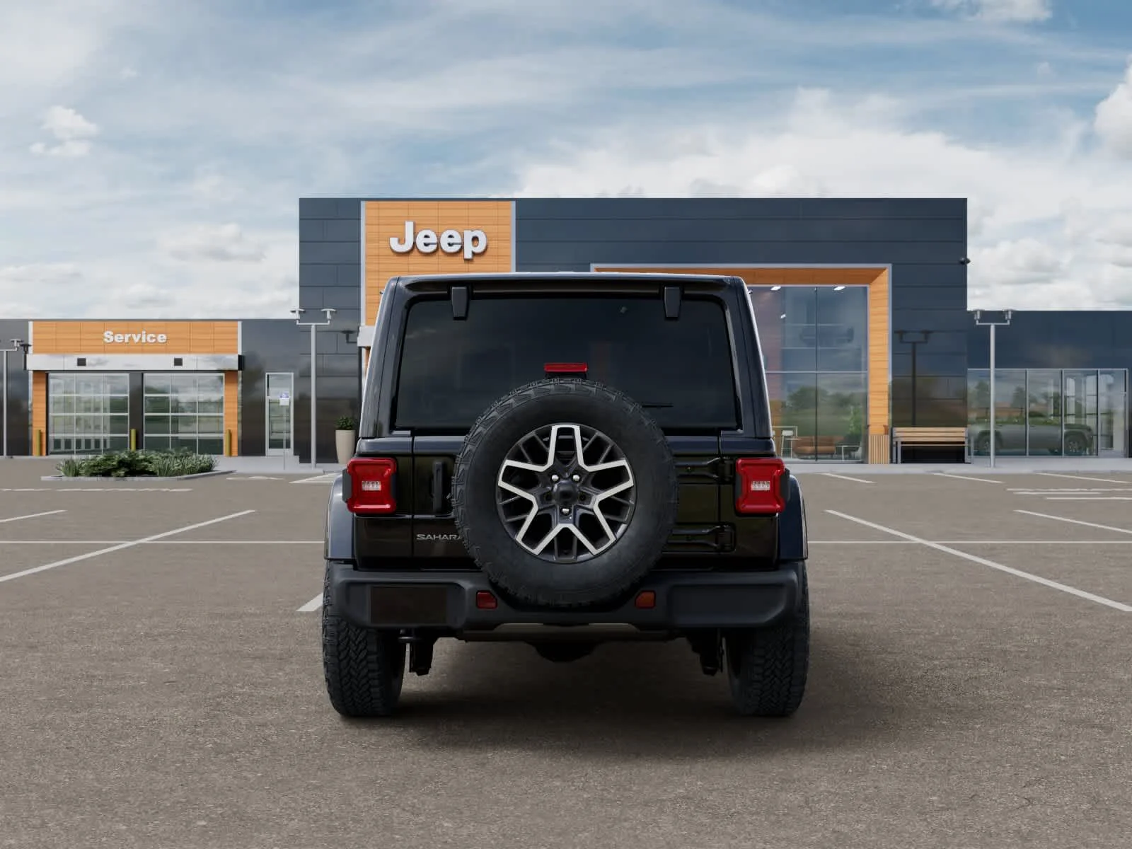 New 2026 Black Clearcoat Jeep Sahara image 7