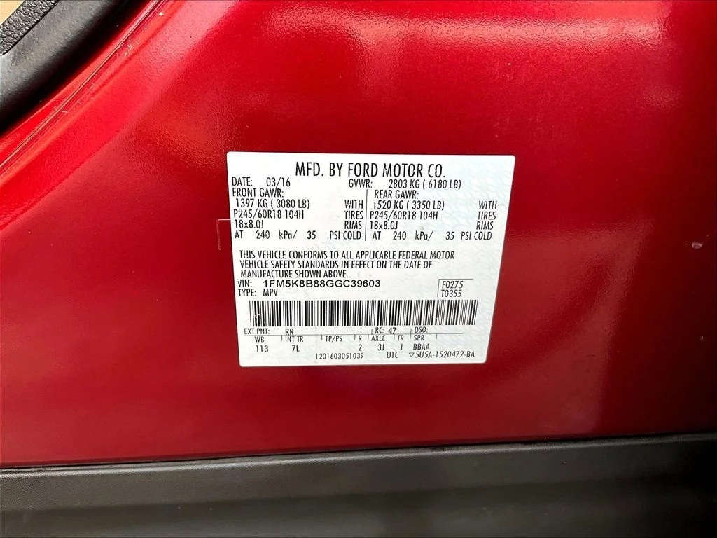 Used 2016 Red Ford Base image 19