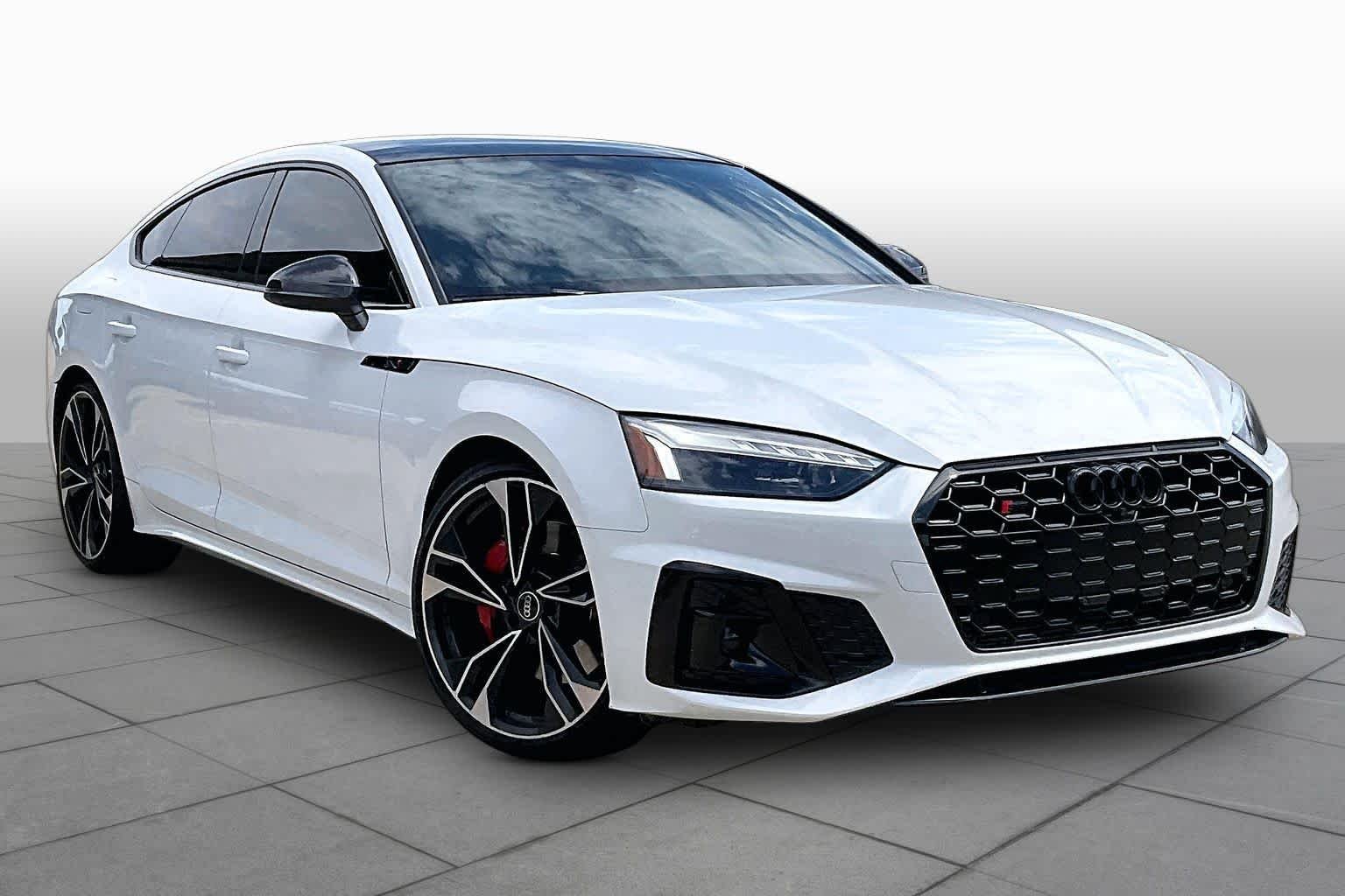 Used 2024 Glacier White Metallic Audi Premium Plus image 3