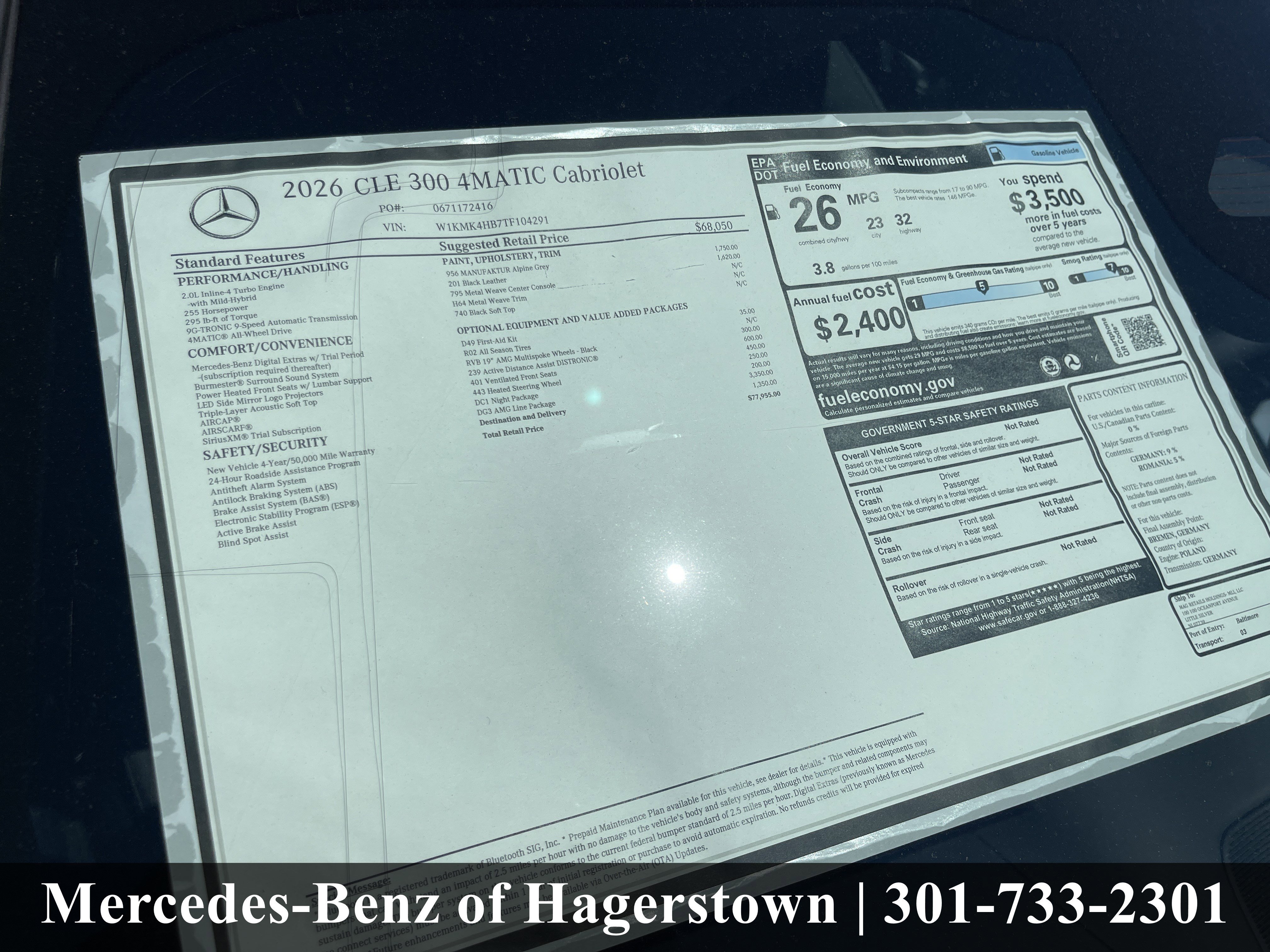 2026 Mercedes-Benz CLE CLE 300 - Photo 20