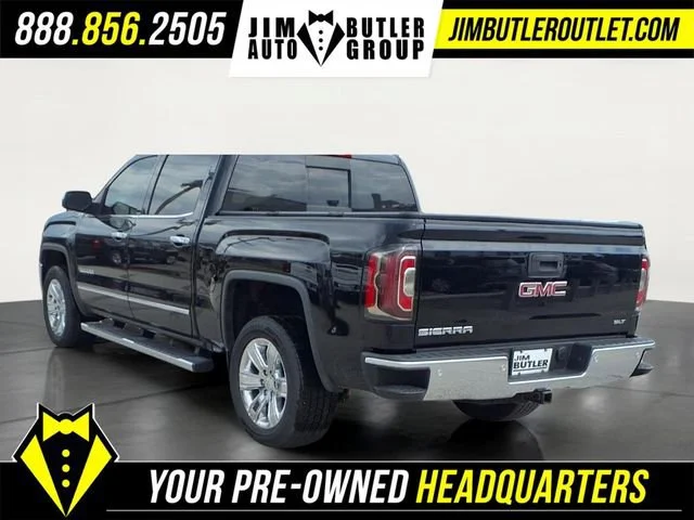 Used 2018 ONYX BLACK GMC SLT image 2