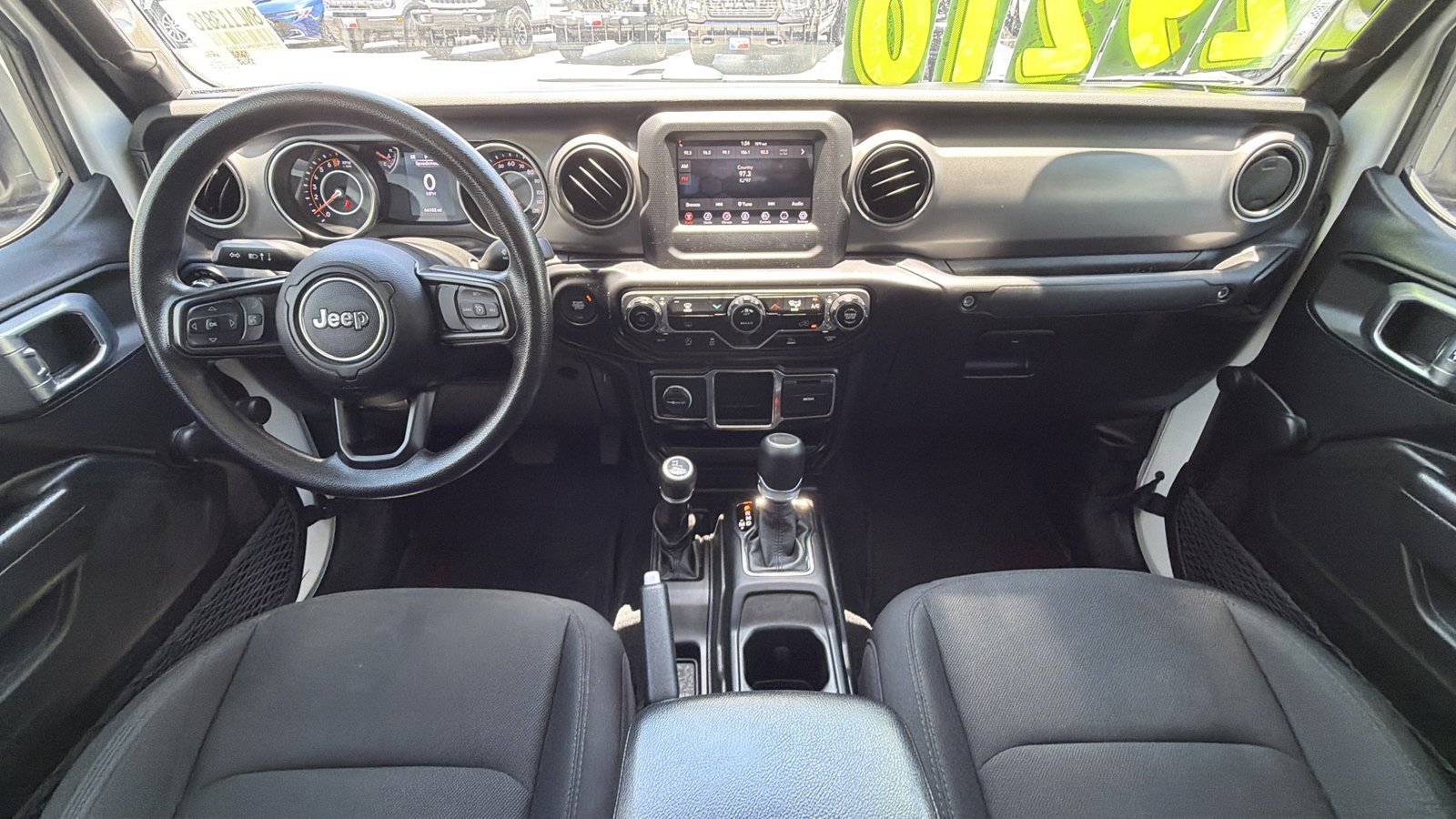 Used 2022 Bright White Clearcoat Jeep Sport image 16