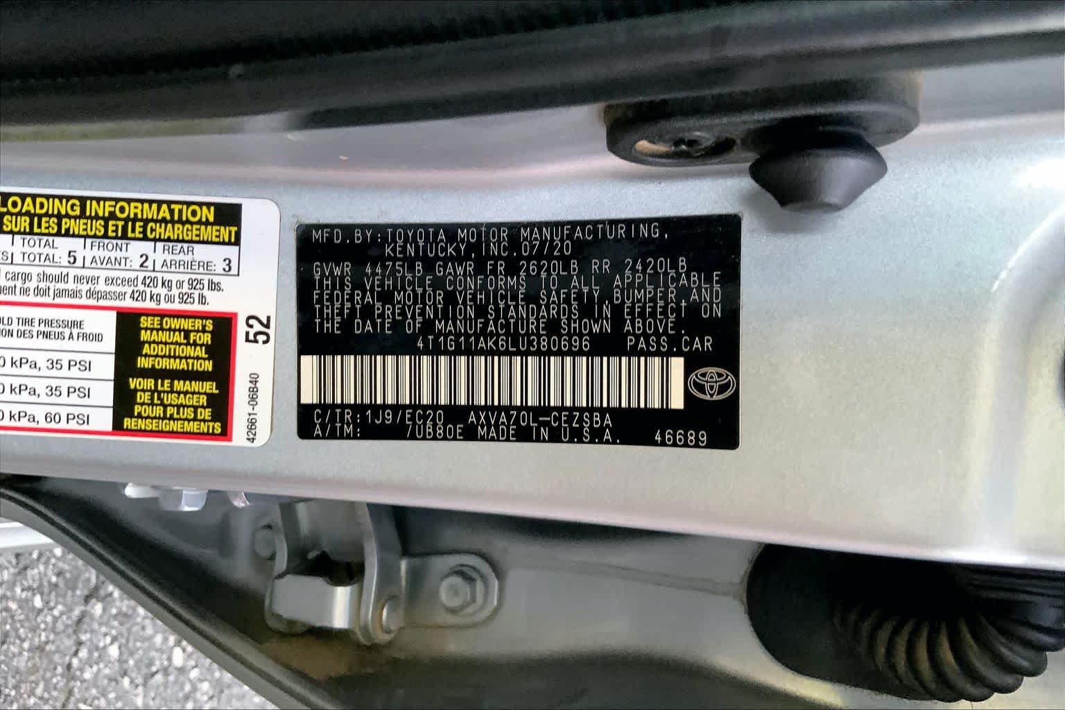 Used 2020 Celestial Silver Metallic Toyota SE Nightshade image 29