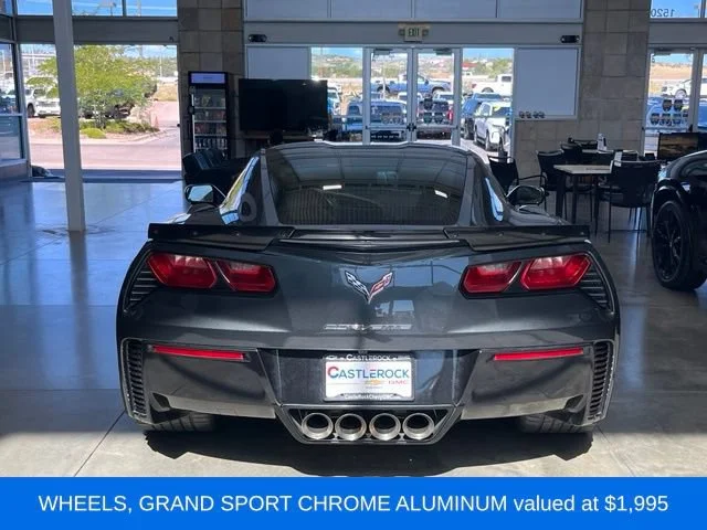 Used 2018 WATKINS GLEN GRAY METALLIC Chevrolet Grand Sport 3LT image 4