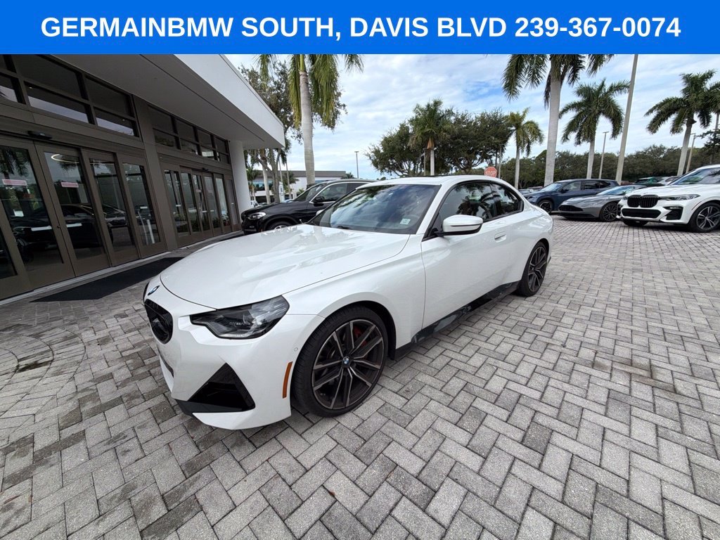 Certified Used 2024 White Metallic BMW 230i image 2
