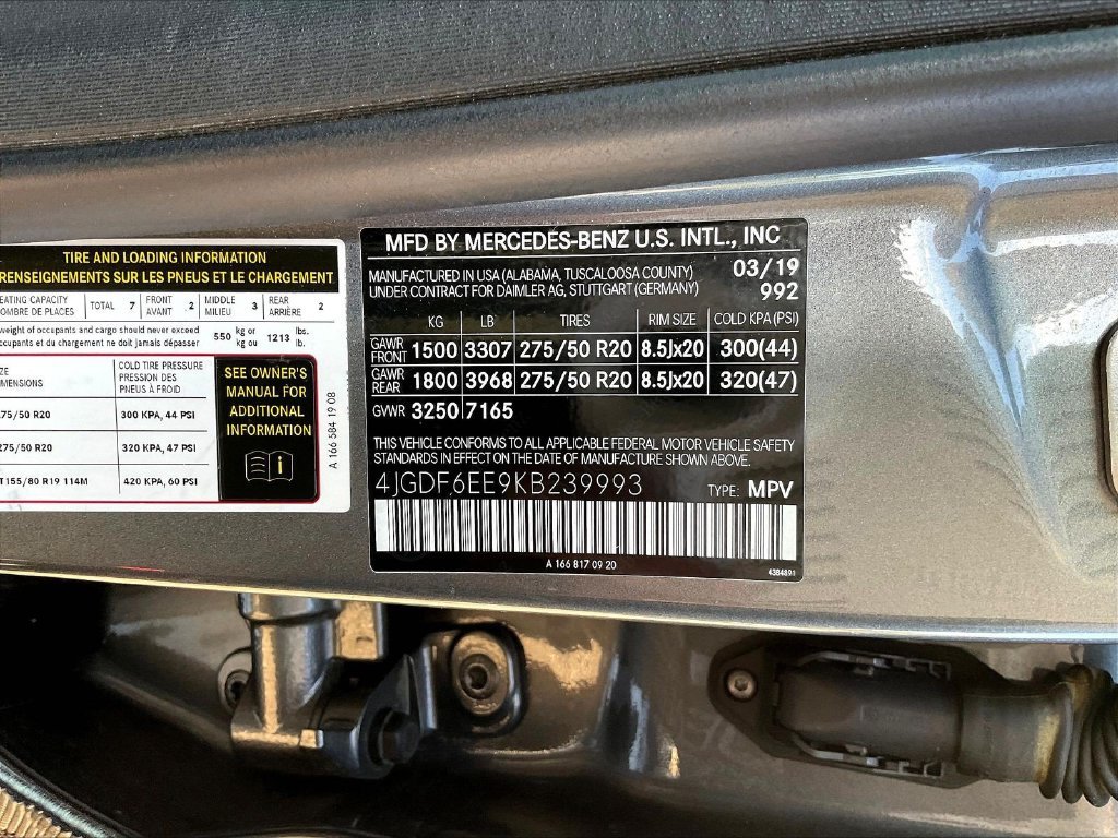 Used 2019 Selenite Gray Metallic Mercedes-Benz GLS 450 image 6