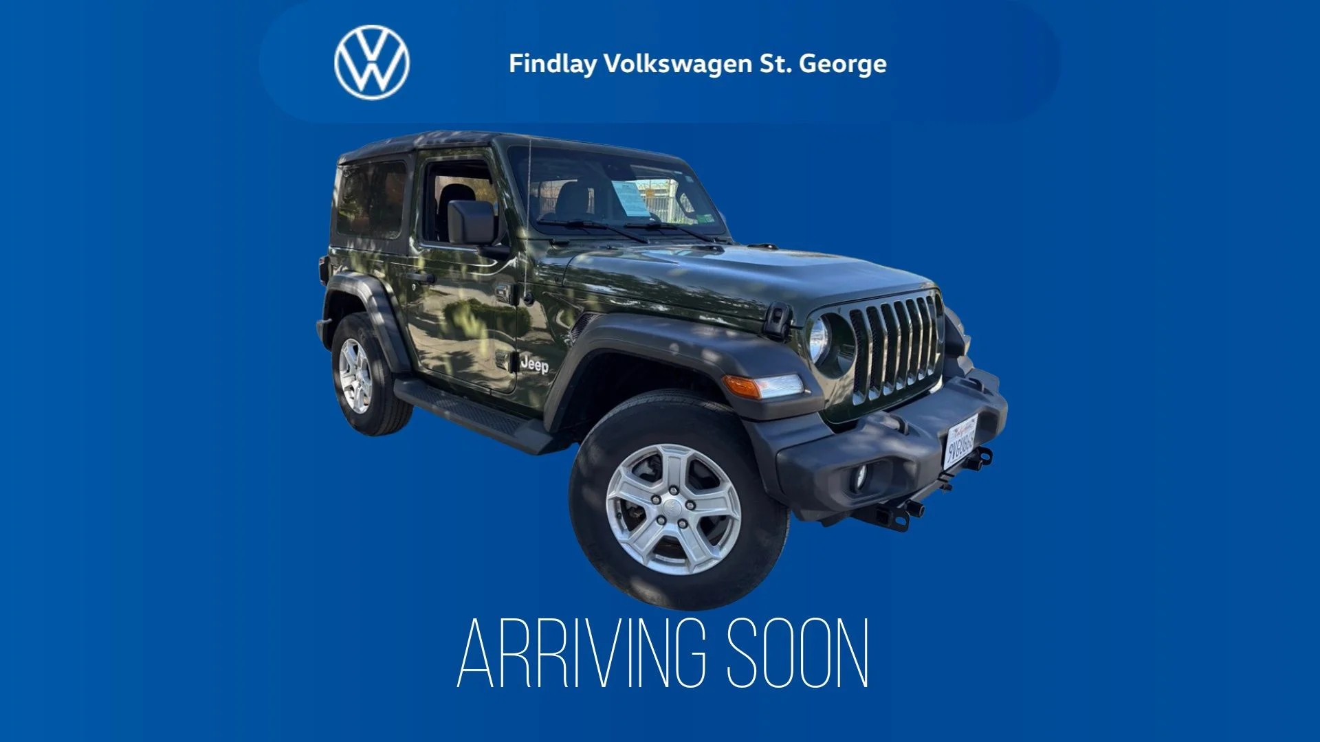 Used 2021 Green Jeep Sport S image 1