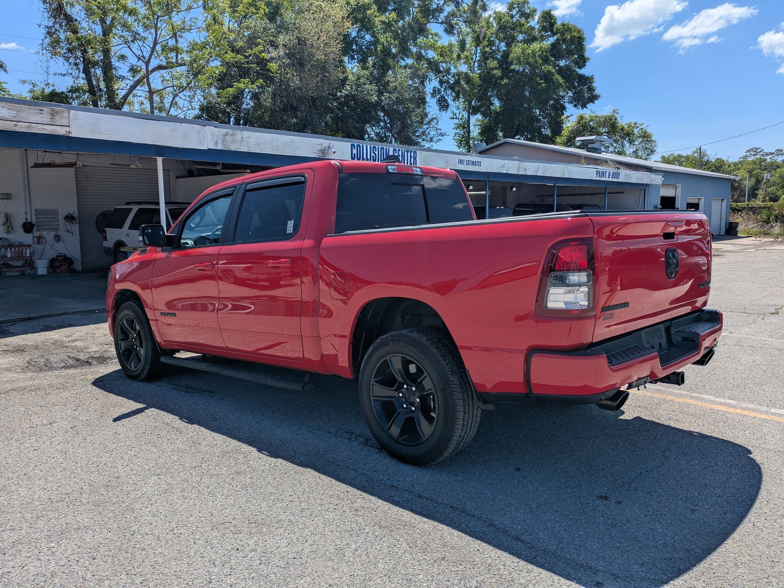 Used 2022 Flame Red Clearcoat Ram Big Horn image 6