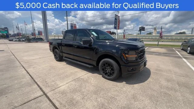New 2026 Agate Black Metallic Ford XLT image 2