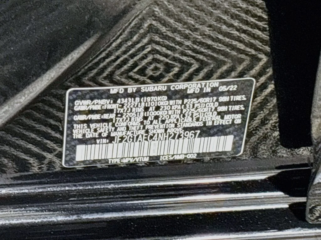 Used 2022 Black Subaru Premium image 25