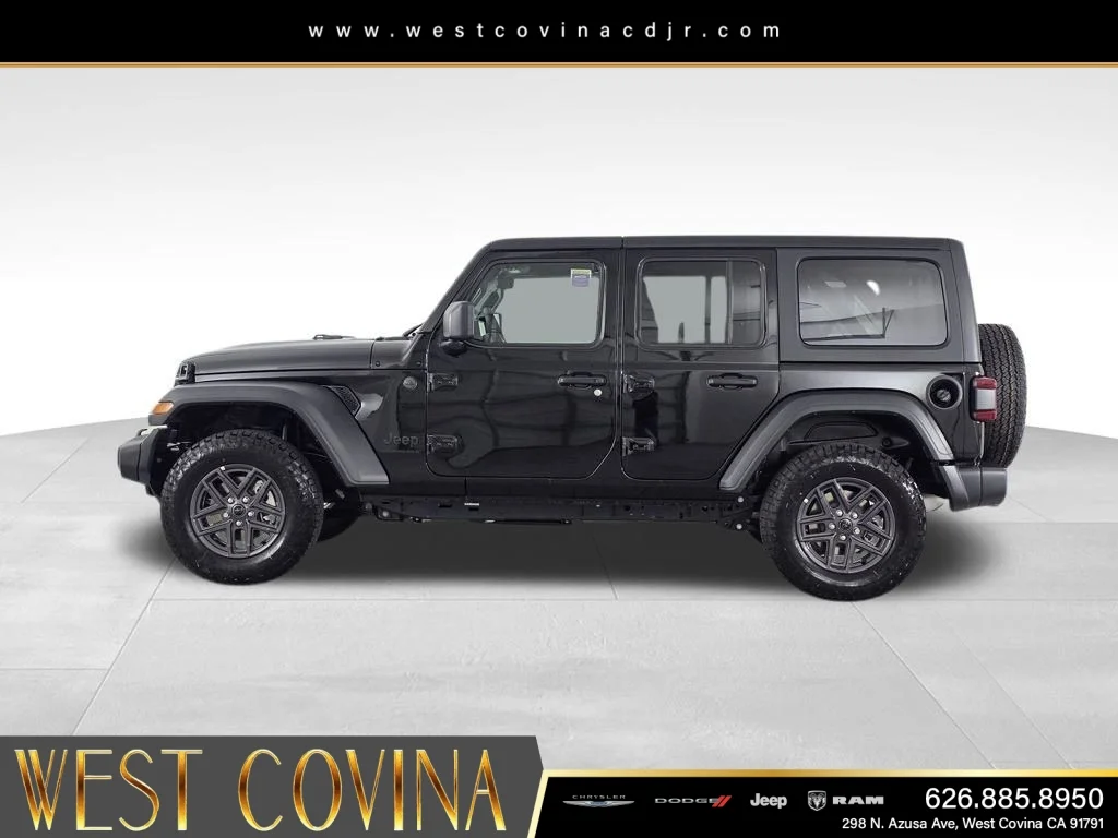 New 2025 Black Clear-Coat Exterior Paint Jeep Sport S image 8