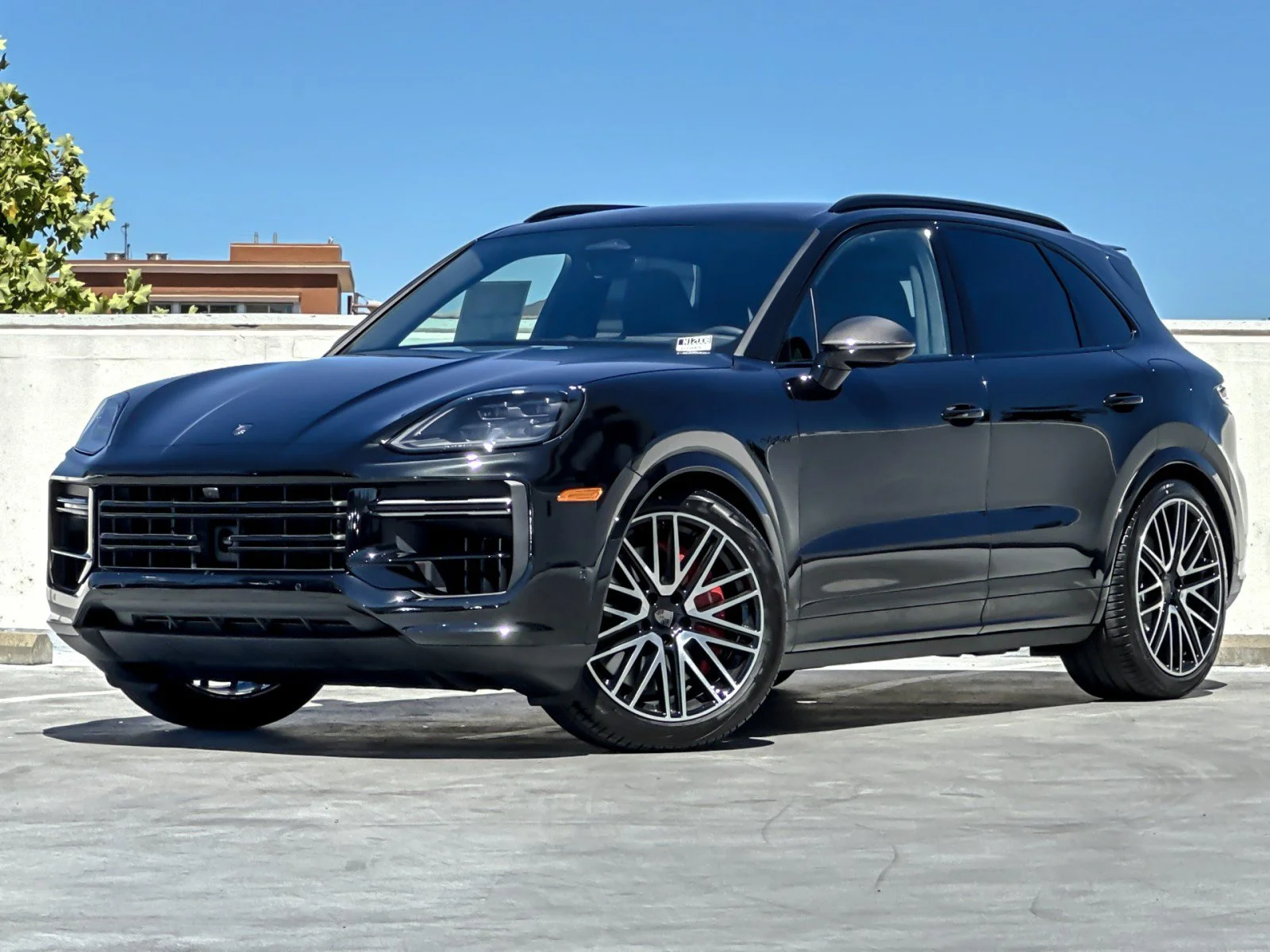 New 2026 Chromite Black Metallic Porsche Turbo E-Hybrid image 1