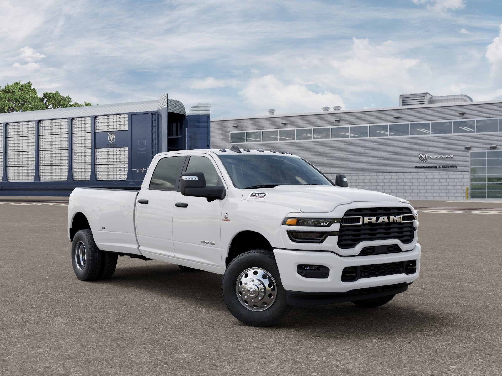 New 2026 Bright White Clear-Coat Exterior Paint RAM BIG HORN image 1