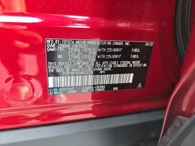 Certified Used 2025 RED MC. Toyota XLE image 38
