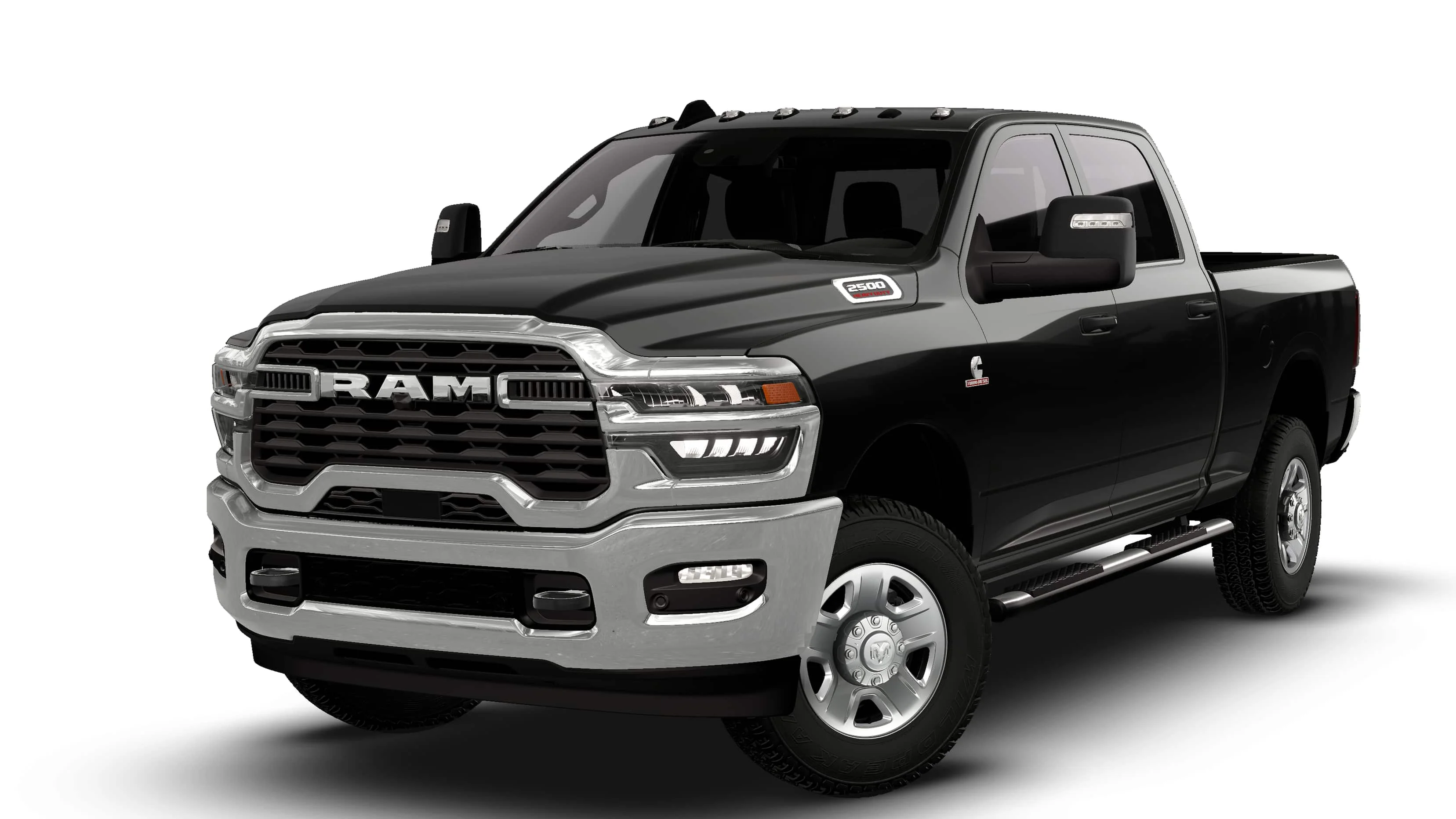 New 2026 Diamond Black Crystal Pearl-Coat Exterior Paint RAM TRADESMAN image 13