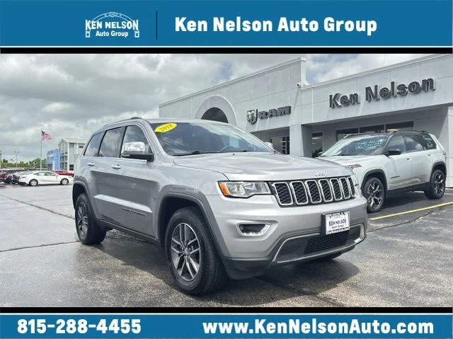 Used 2018 Silver Jeep Limited image 1