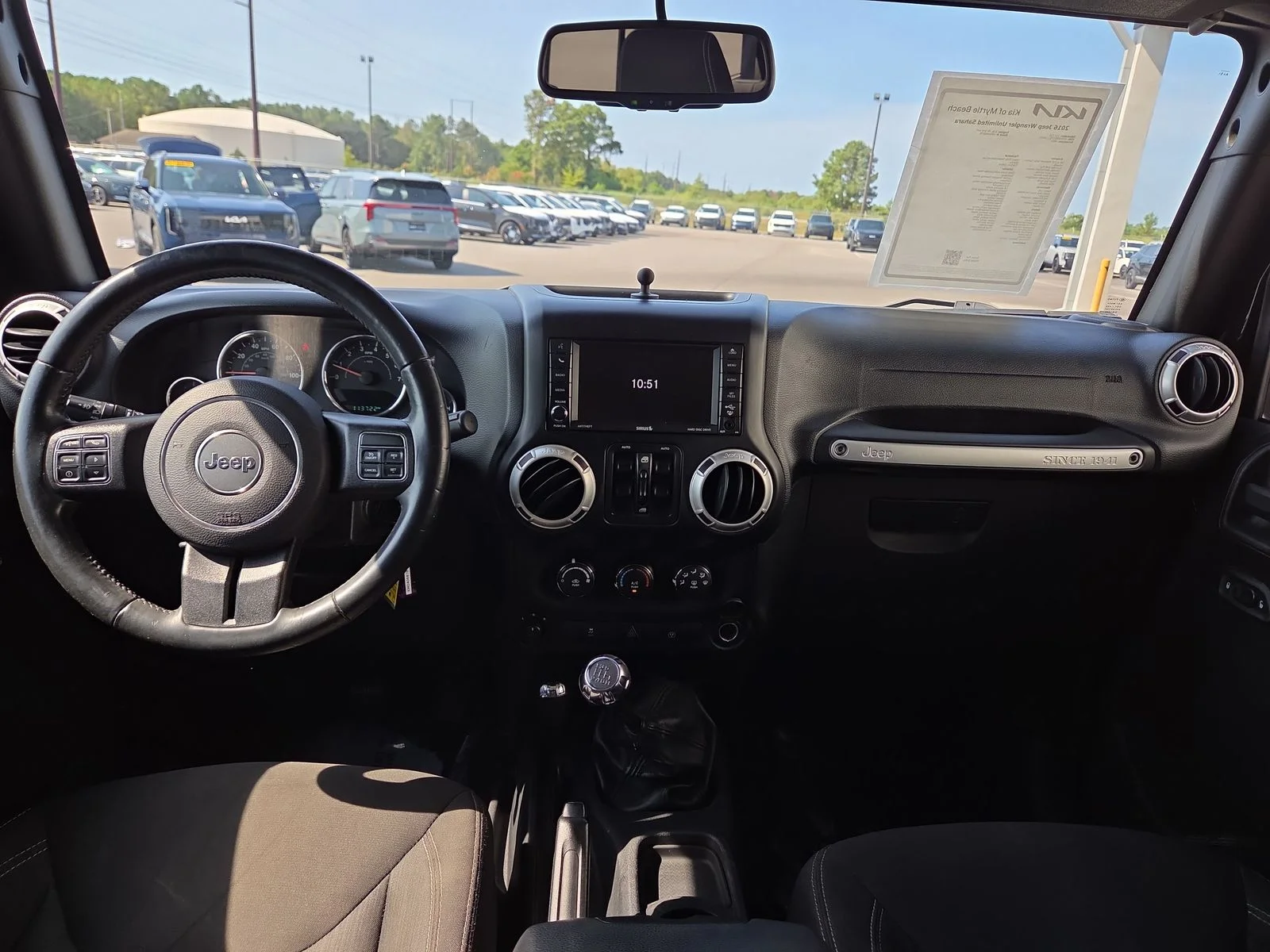 Used 2016 Black Clearcoat Jeep Unlimited Sahara image 13