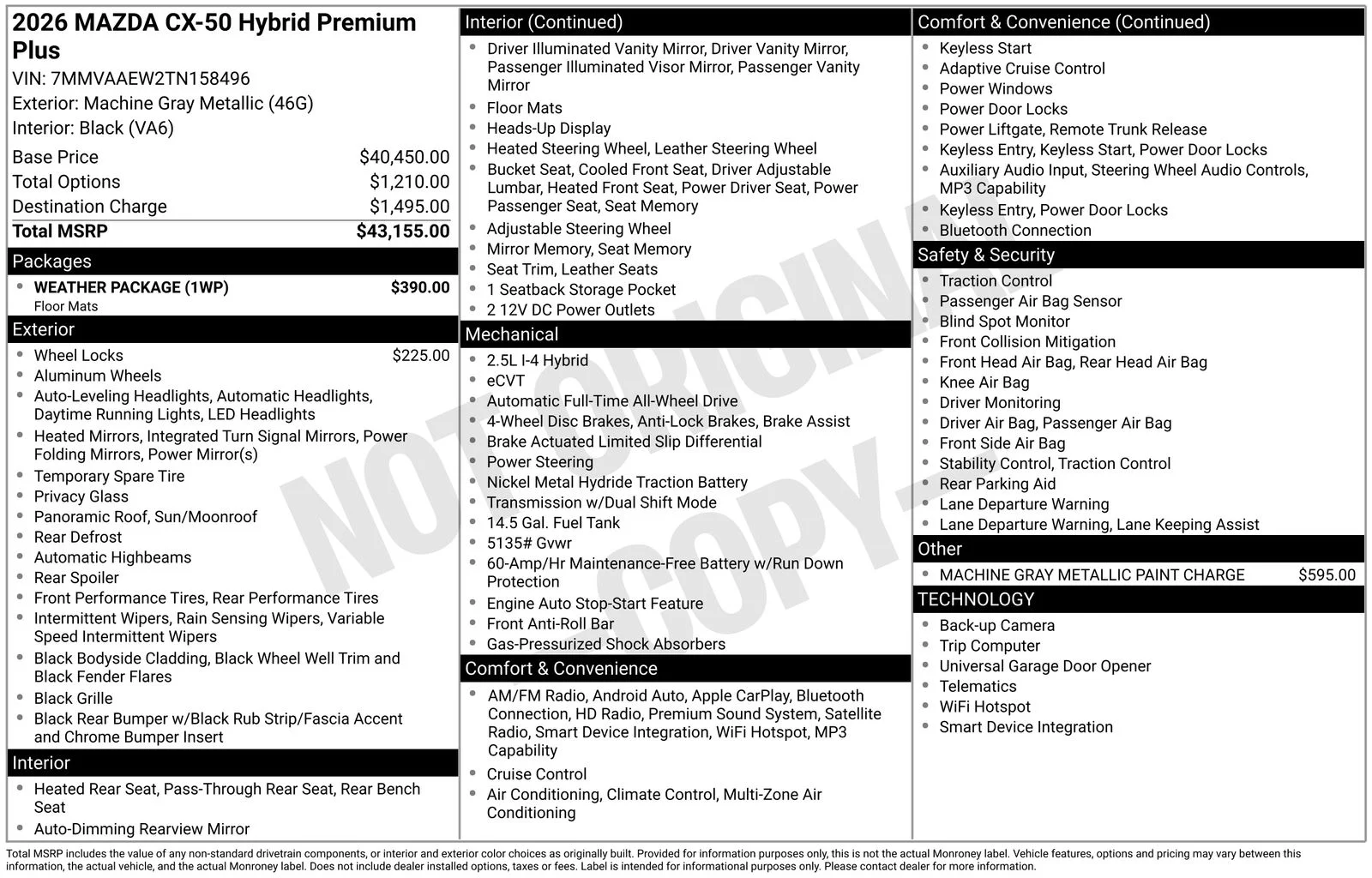 2026 Mazda CX-50 Premium Plus - Photo 4