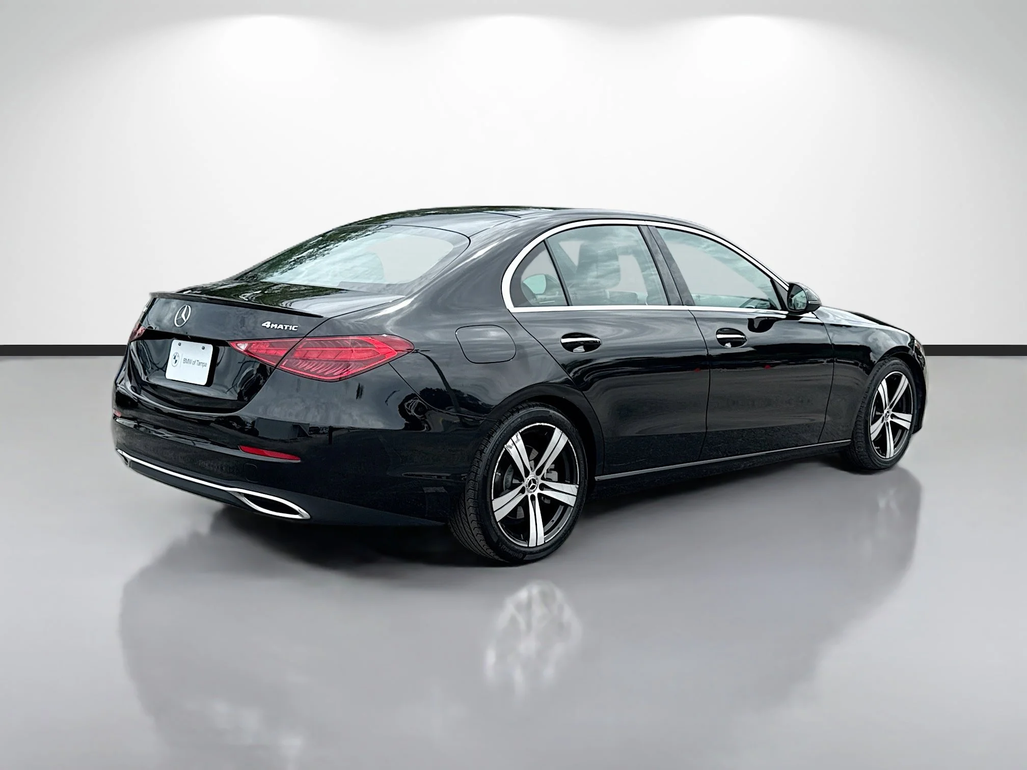 Used 2022 Obsidian Black Metallic Mercedes-Benz C 300 image 3