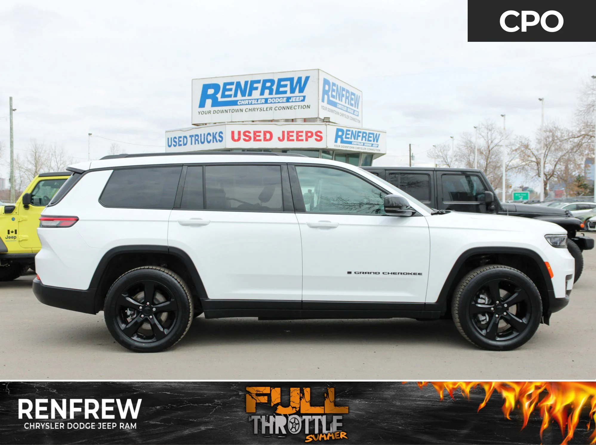 Certified Used 2024 White Jeep Altitude * No Accidents | Trailer Tow | Sunroof | Heated Seats | Adaptive Cruise | Captain