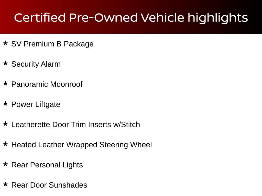 Certified Used 2023 Black Nissan SV image 4