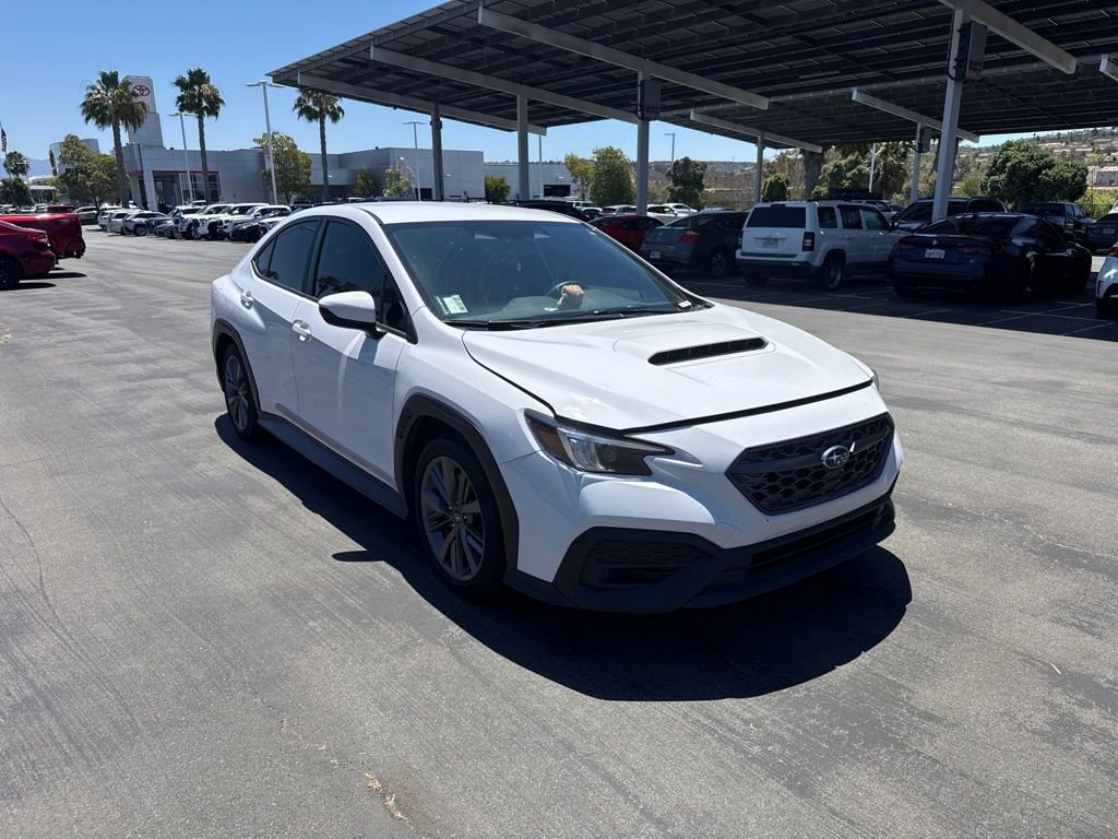 Used 2023 White Subaru Base image 2