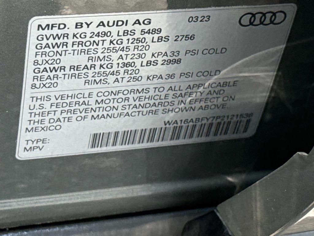Used 2023 Gray Audi 45 S line Prestige image 30