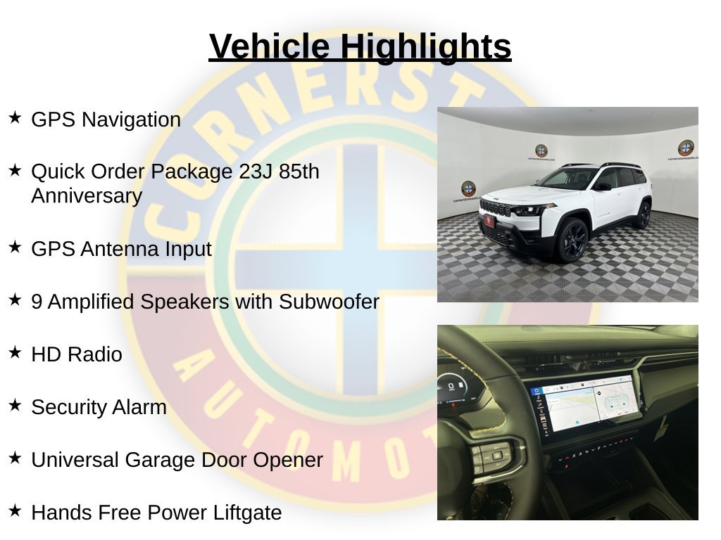 New 2026 Bright White Clear-Coat Exterior Paint Jeep Laredo image 2